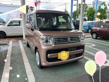 スペーシアご納車です(/・ω・)/